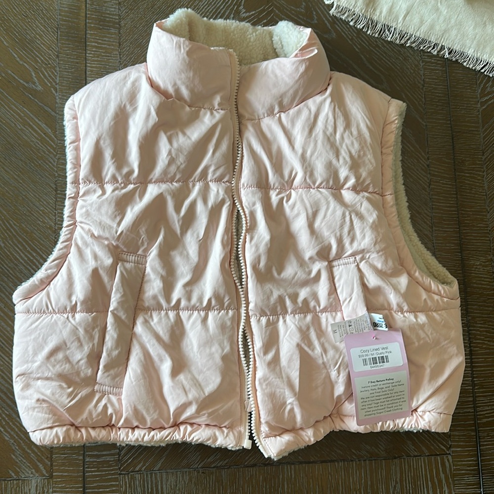 Light Pink Puffer Vest